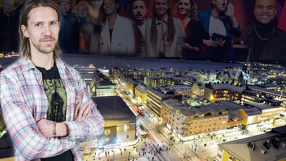 Magnus Tosser beskriver hur artistinvasionen av Luleå  har inletts när Melodifestivalen tar över stan. 