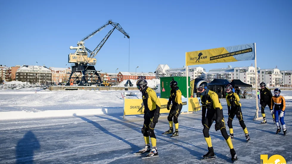 Torsdagens provåkning inför utmaningen.