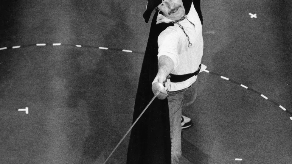 Sven Wollter som Cyrano de Bergerac.