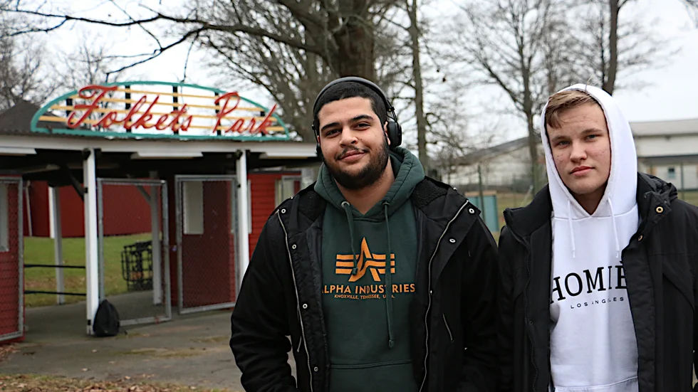 Folkets park kan komma bli ett centrum för verksamheten, säger Ali Auda och Rasmus Nyberg.