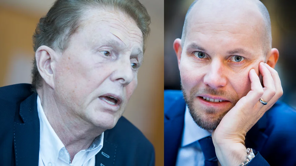 Regionrådet Kenneth Backgård (SJVP) och kommunalrådet Claes Nordmark (S) försöker hitta en gemensam lösning på bassängfrågan i Boden.