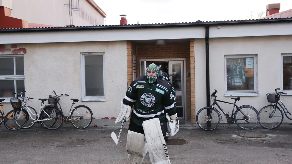 Andreas Hansson kan stoltsera med 94,29 i räddningsprocent den här säsongen.
