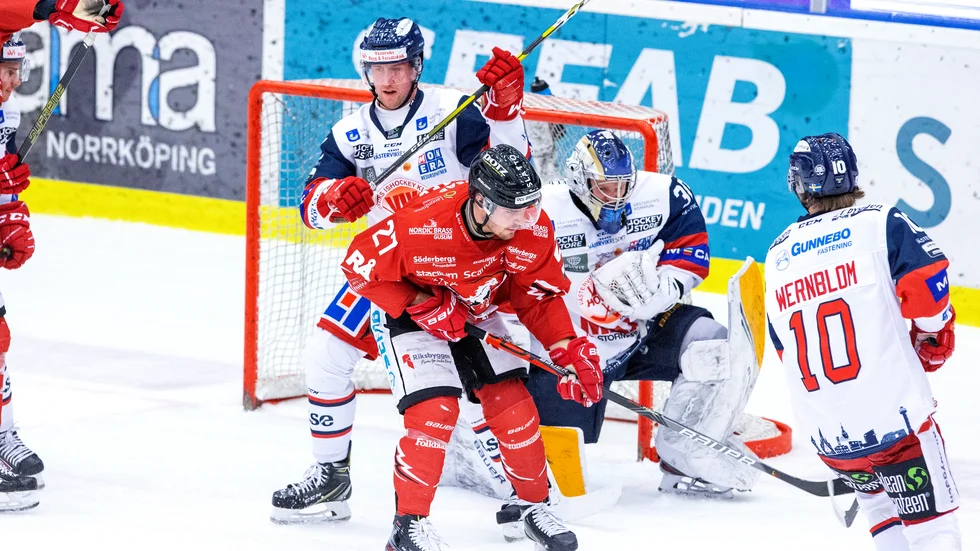 Daniel Marmenlind gjorde en mycket bra match i VIK-målet.