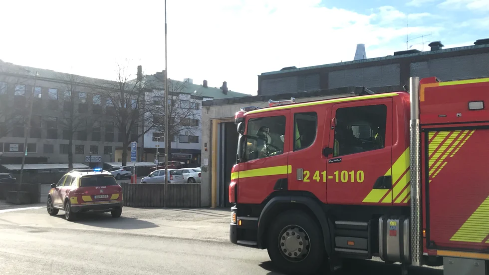 Larmet i Cityhuset gick klockan strax före 09.30 på fredagen.