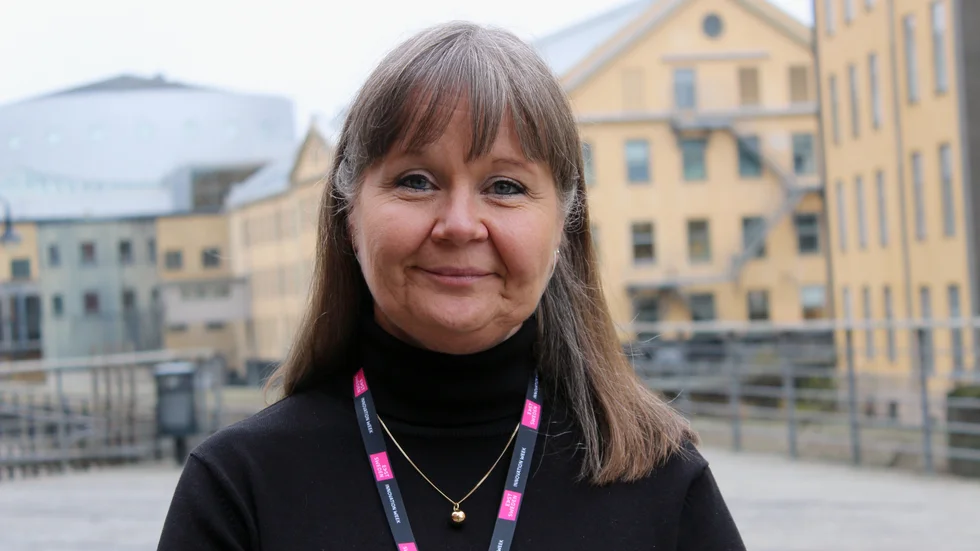 Eva Andersson (S) ordförande i regionutvecklingsnämnden berättar om regionens nya webbtjänst som ska hjälpa företag i länet.