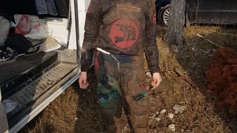 Samantha Skott Fant gjorde en fin debut som enduroåkare i Gotland Grand National. 