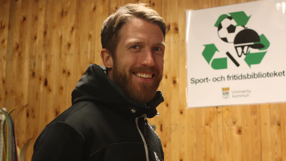 Fritidssamordnare Anton Palmér tycker inte att sport- och fritidsbiblioteket fått det genomslag man hoppats. "Men man måste ge det här tid, vi vet att behovet finns".