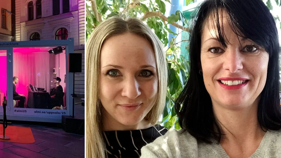 Hannah Runsten och Anne Weyde från UNT Content Studio har nominerats till det internationella annonspriset INMA Global Media Awards för sin kampanj med Almi.