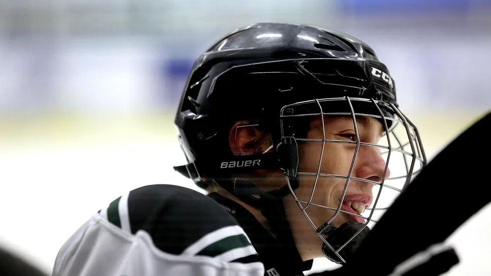 Gabriel Melin är den största talang Sudret fått fram sedan Johan Larsson. Själv drömmer han om att precis som Johan nå NHL i framtiden.
