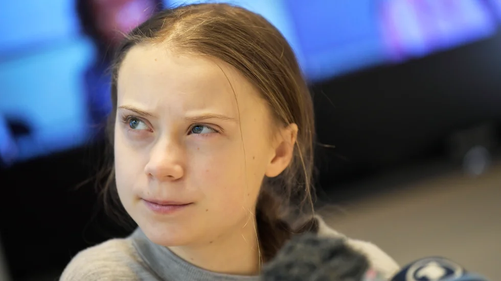 Greta Thunberg.