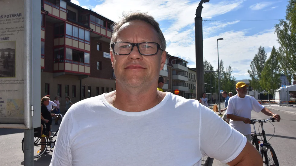Christer Hägglund, kanslichef på Bodens Hockeyförening.