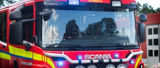 Sophus började brinna i bostadsområde