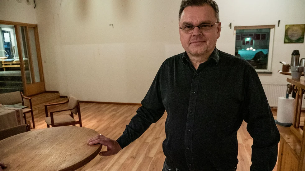 Göran Ronsten, Sveriges vindkraftkkoperativ ekonomisk förening, som planerar att bygga en solpark i Aapua.