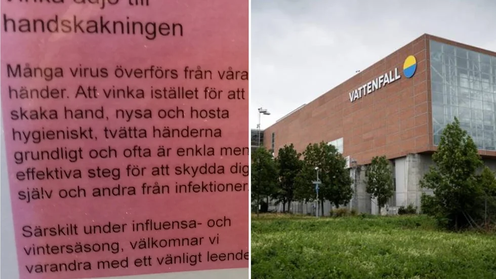 Coronaviruset har lett till nya hälsningsrestriktioner på Vattenfalls anläggning i Uppsala.