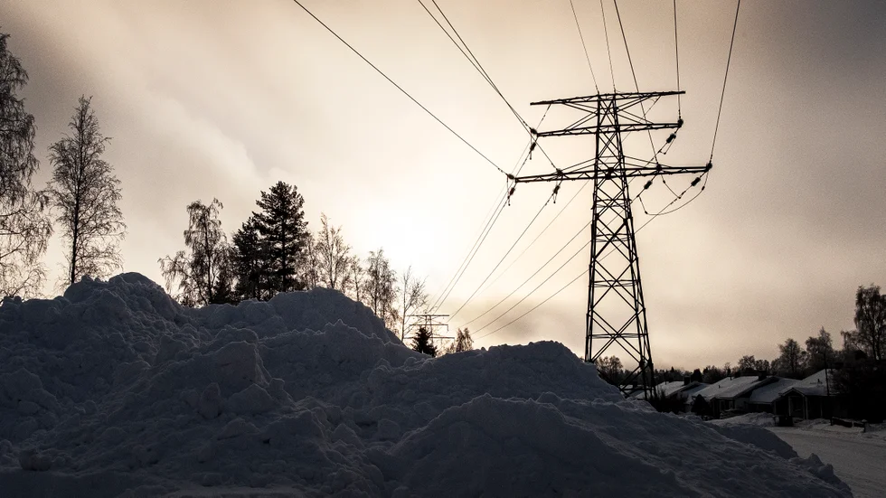 I Gällivare är det ett stort strömavbrott. Vattenfall reparerar just nu.