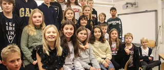Klassen jublar efter kvaltävlingen