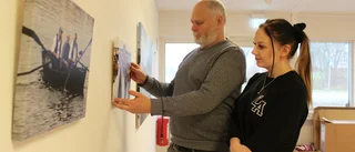 De visar lokala bilder på Centrumgalleriet
