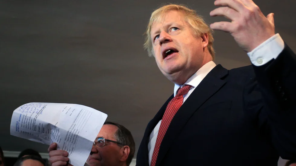 Boris Johnson. 