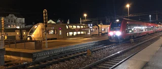 Tågkaos i Katrineholm efter olycka