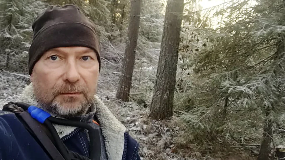 Stefan Huhta säger att han får mer tid till hemmet när han arbetspendlar. 